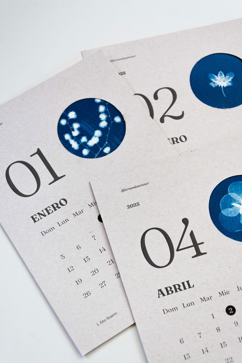 Calendario botánico 2025